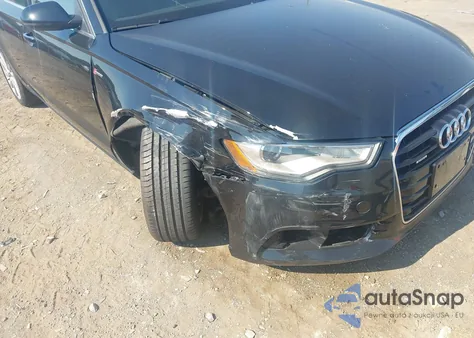 2013 Audi A6 3.0T Premium from USA, damaged, VIN WAUGGAFC3DN011131